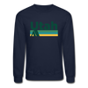 Utah Sweatshirt - Retro Camping Utah Crewneck Sweatshirt - navy