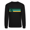 Snowmass, Colorado Sweatshirt - Retro Camping Snowmass Crewneck Sweatshirt - black