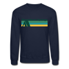 Steamboat Springs, Colorado Sweatshirt - Retro Camping Steamboat Springs Crewneck Sweatshirt - navy