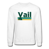 Vail, Colorado Sweatshirt - Retro Camping Vail Crewneck Sweatshirt - white