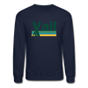 Vail, Colorado Sweatshirt - Retro Camping Vail Crewneck Sweatshirt - navy