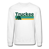 Truckee, California Sweatshirt - Retro Camping Truckee Crewneck Sweatshirt - white