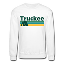 Truckee, California Sweatshirt - Retro Camping Truckee Crewneck Sweatshirt - white
