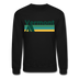 Vermont Sweatshirt - Retro Camping Vermont Crewneck Sweatshirt - black