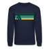 Vermont Sweatshirt - Retro Camping Vermont Crewneck Sweatshirt - navy