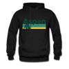 Aspen, Colorado Hoodie - Retro Camping Aspen Hooded Sweatshirt - black