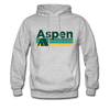 Aspen, Colorado Hoodie - Retro Camping Aspen Hooded Sweatshirt