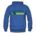 Crested Butte, Colorado Hoodie - Retro Camping Crested Butte Hooded Sweatshirt - royal blue