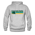 Crested Butte, Colorado Hoodie - Retro Camping Crested Butte Hooded Sweatshirt - heather gray