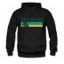 Hawaii Hoodie - Retro Camping Hawaii Hooded Sweatshirt - black