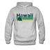 Hawaii Hoodie - Retro Camping Hawaii Hooded Sweatshirt - heather gray