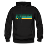 Breckenridge, Colorado Hoodie - Retro Camping Breckenridge Hooded Sweatshirt - black