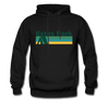 Estes Park, Colorado Hoodie - Retro Camping Estes Park Hooded Sweatshirt - black