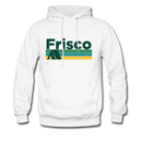Frisco, Colorado Hoodie - Retro Camping Frisco Hooded Sweatshirt - white