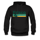 Frisco, Colorado Hoodie - Retro Camping Frisco Hooded Sweatshirt - black
