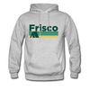 Frisco, Colorado Hoodie - Retro Camping Frisco Hooded Sweatshirt - heather gray