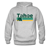 Lake Tahoe, California Hoodie - Retro Camping Lake Tahoe Hooded Sweatshirt