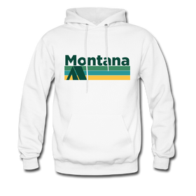 Montana Hoodie - Retro Camping Montana Hooded Sweatshirt