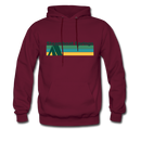 Steamboat Springs, Colorado Hoodie - Retro Camping Steamboat Springs Hooded Sweatshirt - burgundy