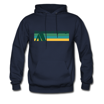 Steamboat Springs, Colorado Hoodie - Retro Camping Steamboat Springs Hooded Sweatshirt - navy