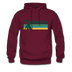 Telluride, Colorado Hoodie - Retro Camping Telluride Hooded Sweatshirt - burgundy