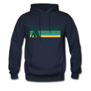 Telluride, Colorado Hoodie - Retro Camping Telluride Hooded Sweatshirt - navy