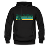 Sun Valley, Idaho Hoodie - Retro Camping Sun Valley Hooded Sweatshirt - black