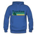 Truckee, California Hoodie - Retro Camping Truckee Hooded Sweatshirt - royal blue