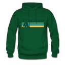 Truckee, California Hoodie - Retro Camping Truckee Hooded Sweatshirt - forest green