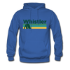 Whistler, Canada Hoodie - Retro Camping Whistler Hooded Sweatshirt