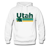 Utah Hoodie - Retro Camping Utah Hooded Sweatshirt - white