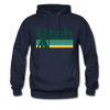 Utah Hoodie - Retro Camping Utah Hooded Sweatshirt - navy