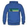 Tennessee Hoodie - Retro Camping Tennessee Hooded Sweatshirt - royal blue