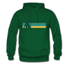 Tennessee Hoodie - Retro Camping Tennessee Hooded Sweatshirt - forest green
