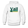 Vail, Colorado Hoodie - Retro Camping Vail Hooded Sweatshirt - white