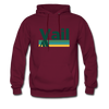 Vail, Colorado Hoodie - Retro Camping Vail Hooded Sweatshirt - burgundy