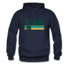 Vail, Colorado Hoodie - Retro Camping Vail Hooded Sweatshirt - navy