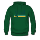 Vail, Colorado Hoodie - Retro Camping Vail Hooded Sweatshirt - forest green