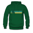 Winter Park, Colorado Hoodie - Retro Camping Winter Park Hooded Sweatshirt - forest green
