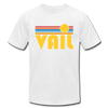 Vail, Colorado T-Shirt - Retro Sunrise Unisex Vail T Shirt - white