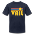 Vail, Colorado T-Shirt - Retro Sunrise Unisex Vail T Shirt - navy