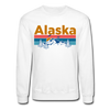 Alaska Sweatshirt - Retro Mountain & Birds Alaska Crewneck Sweatshirt
