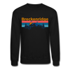 Breckenridge, Colorado Sweatshirt - Retro Mountain & Birds Breckenridge Crewneck Sweatshirt