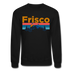 Frisco, Colorado Sweatshirt - Retro Mountain & Birds Frisco Crewneck Sweatshirt - black