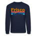 Frisco, Colorado Sweatshirt - Retro Mountain & Birds Frisco Crewneck Sweatshirt - navy