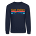 Sun Valley, Idaho Sweatshirt - Retro Mountain & Birds Sun Valley Crewneck Sweatshirt - navy