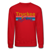 Truckee, California Sweatshirt - Retro Mountain & Birds Truckee Crewneck Sweatshirt