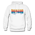 Beaver Creek, Colorado Hoodie - Retro Mountain & Birds Beaver Creek Hooded Sweatshirt - white