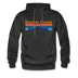 Beaver Creek, Colorado Hoodie - Retro Mountain & Birds Beaver Creek Hooded Sweatshirt - charcoal gray