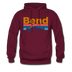 Bend, Oregon Hoodie - Retro Mountain & Birds Bend Hooded Sweatshirt - burgundy